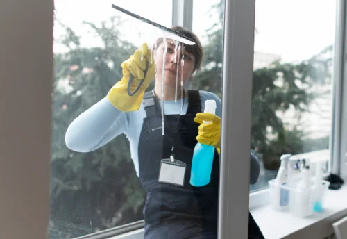 Nettoyage de vitres intérieures et extérieures à Goulles